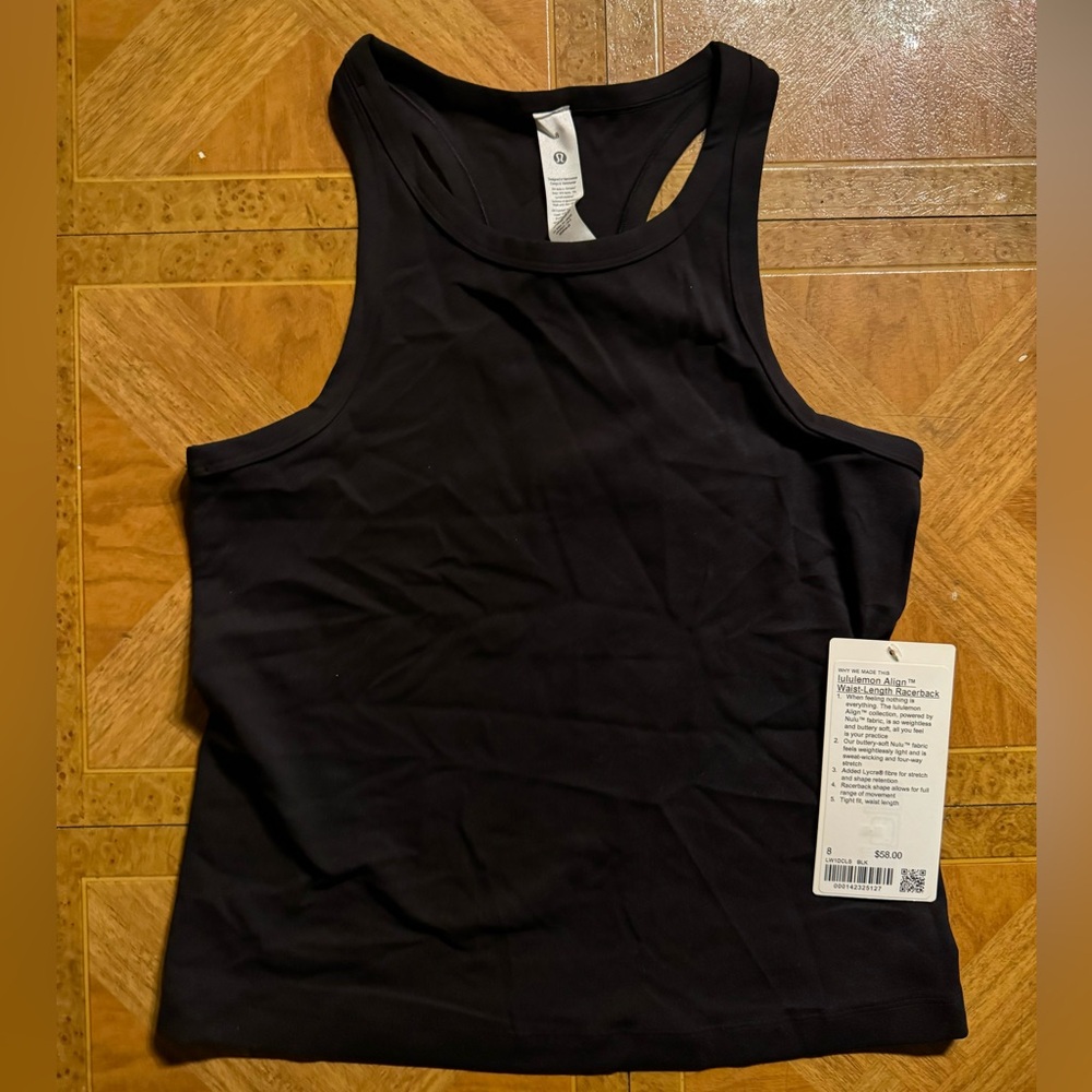 Lululemon Women Align Waist Length Tank Top Sz 8 Medium BNWT